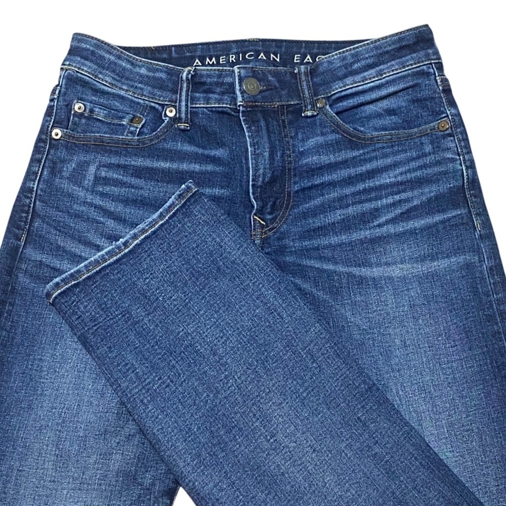 American Eagle Next Level Airflex Slim Jeans Mens 30x34 Dark Wash Indigo Stretch